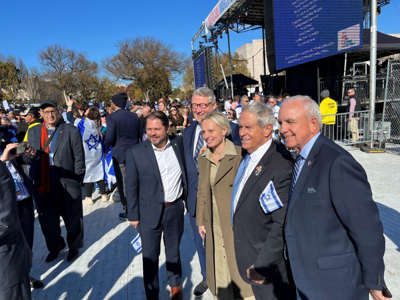 Rep. Carlos Gimenez Marches with Israel